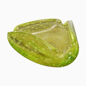 Cenicero Bullicante de cristal de Murano de Barovier & Toso, Italia, años 60