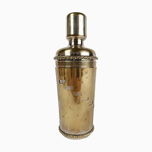 Mid-Century Italian Silver-Plated Menu Cocktail Shaker from Fornari, 1930s