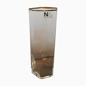 Vintage Murano Hexagonal Tumbler Glasses attributed to Nason Moretti, Italy, 1970s, Set of 12