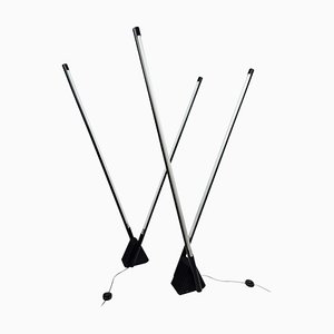 Postmodern Sistema Flu A Floor Lamp by Rodolfo Bonetto for Luci Italia