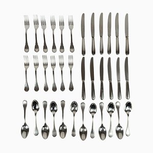 Set di posate vintage placcati in argento Mod Baroque di Sambonet, Italia, anni '60, set di 36