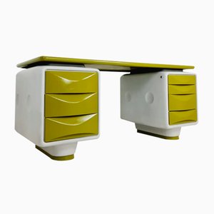 Space Age Writing Desk in Fiberglass by Ernest Igl for Wilhelm Werndl, 1970s