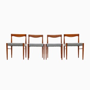 Danish Teak Dining Chairs by H. W. Klein for Bramin, 1960s, Set of 4
