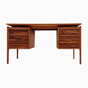 Scrivania vintage in teak di Arne Vodder per GV Møbler, Danimarca, anni '60