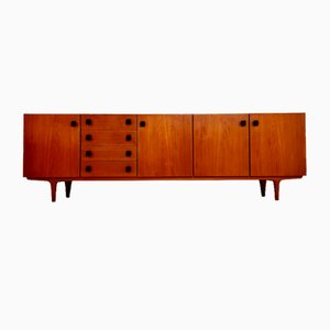 Danish Long Teak Sideboard by Ib Kofod Larsen, 1960s