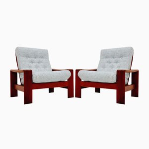Set de Fauteuils Mid-Century en Teck par EMC
