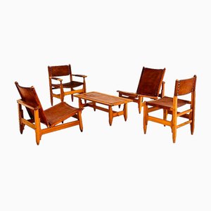 Chaises Mid-Century par Werner Biermann pour Arte Sano, 1960s, Set de 4