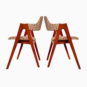 Set of Mid-Century Danish Dining Chairs by Kai Kristiansen for Schou Andersen, 1960s