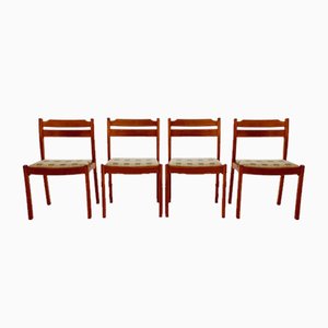 Mid-Century Danish Teak Dining Chairs from Dyrlund, 1960s, Set of 4