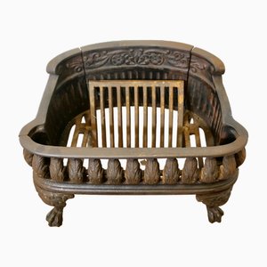 Large Free Standing Fire Grate with Swivel Action Opening