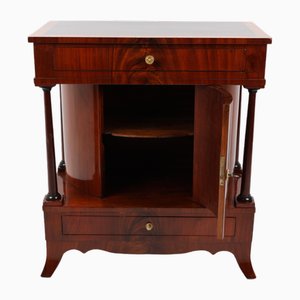 Biedermeier Trumeau Cabinet in Mahogany, 1820s