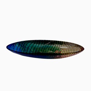 Glass Boat by Bertil Vallien for Kosta Boda, Sweden, 1990s