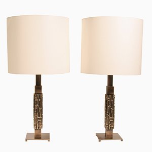 Italian Table Lamps by Luciano Frigerio, 1960s, Set of 2