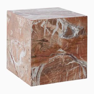 Mesa auxiliar de mármol natural