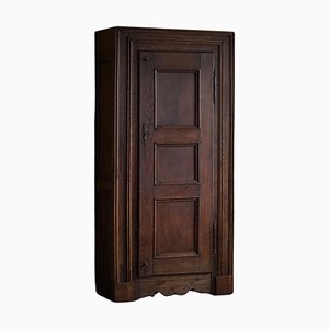 Antique French Tall Oak Cabinet, Late 19th Century