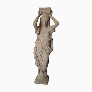Cariatida de piedra reconstituida, años 50