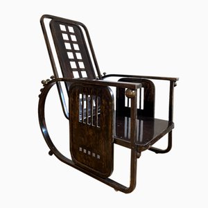 Original Jugendstil Fauteuil „Sitzmaschine“ by Prof. Josef Hoffmann, 1906, for Mundus, 1915