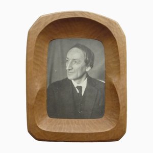 Anthroposophical Limewood Picture Frame by Fritz Schuy, 1920s