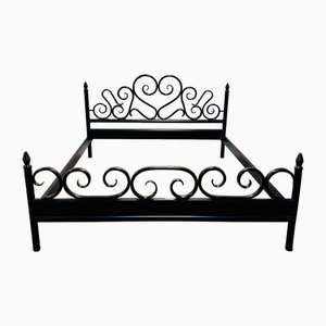 Black Lacquered Bed from Thonet