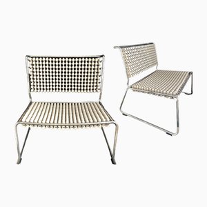 Set of Vintage Grey Accupunto Chairs by Yos & Leonard Theosabrata, 2003
