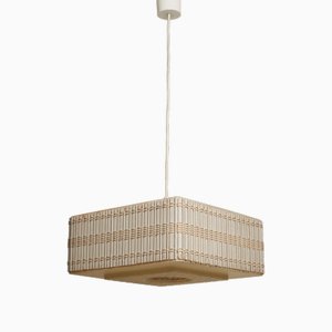 Minimalist Cubist Hanging Light, 1970s