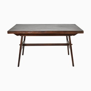 Mid-Century Wooden T151 Table by Rene Gabriel, 1946
