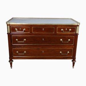 Cassettiera Luigi XVI in mogano