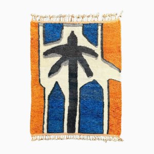 Tropical Moroccan Beni Ouarain Rug