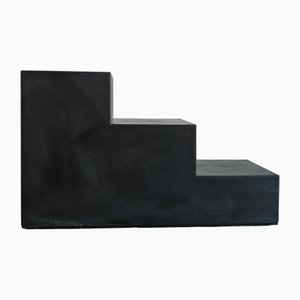 Tavolo pouf Scacchi nero di Mario Bellini per B&b Italia, anni '70