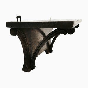 Art Nouveau Danish Wall Shelf, 1920s
