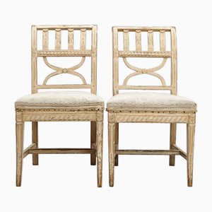 Set of Late Gustavian Chairs, 1880s
