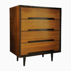 Commode à Quatre Tiroirs Stag C en Noyer par John & Sylvia Reid, 1960s
