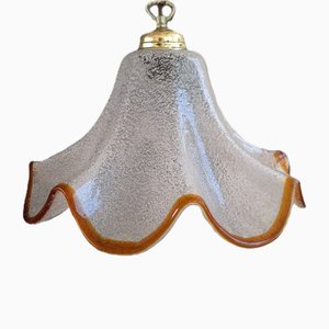 Murano Glass Ceiling Light in Murano Glass by Eglo Leuchten, 1970s