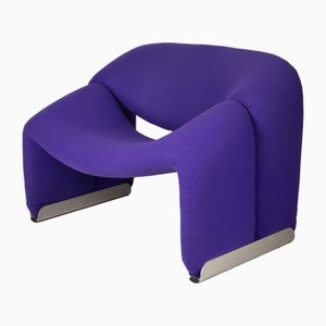 Sedia F598 viola Groovy di Pierre Paulin per Artifort