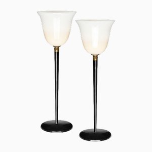 Art Deco Floor Lamps, 1930s, Set of 2