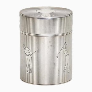 Sterling Silber Box mit Deckel, 1930er