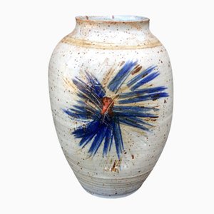 Große ovale Studio Vase aus Keramik