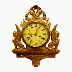 Vergoldete Glockenspiel Wanduhr, 1910