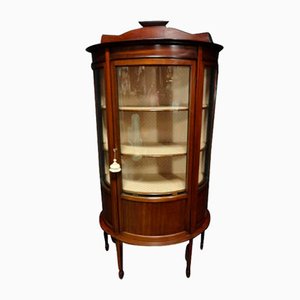 Mahogany Inlaid Display Cabinet, 1910