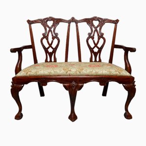 Zwei-Sitzer Sofa aus Mahagoni, 1930er