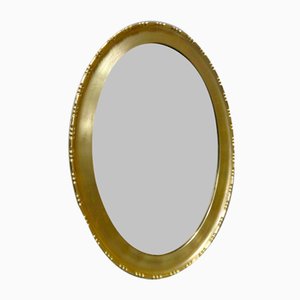 Very Good Edwardian Oval Gilt Mirror