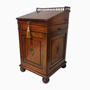 Antique Regency Rosewood Davenport Desk
