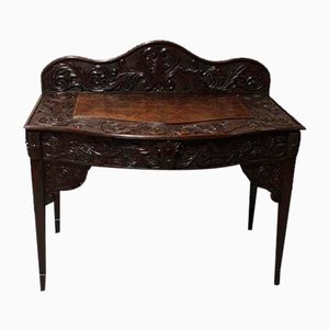 Consola georgiana de caoba