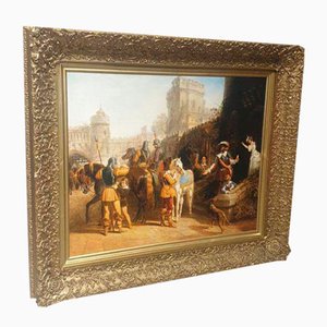 Großer viktorianischer Rahmen mit Print