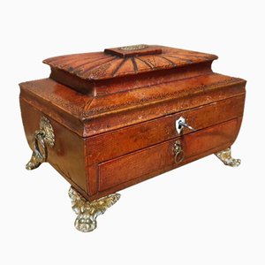 Scatola da cucito Regency in pelle