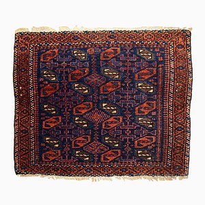Antique Afghan Baluch Handmade Bagface Rug, 1880s