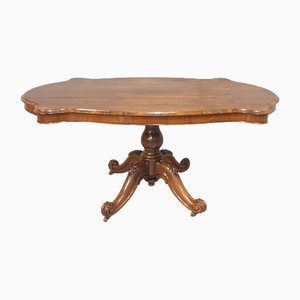Vintage Palisander Esstisch mit Sockel
