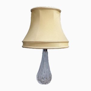 Vintage Cut Glass Table Lamp