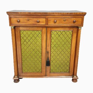 Vintage Regency Mahogany Side Cabinet