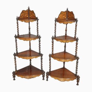 Vintage Eckständer, 2er Set